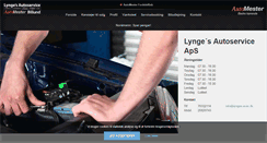 Desktop Screenshot of lynges-auto.dk