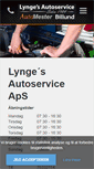 Mobile Screenshot of lynges-auto.dk